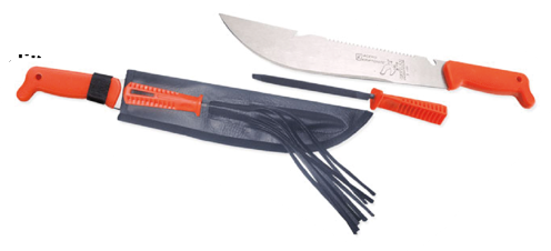 COMBO MACHETE RAMBO 12” + LIMA C/MANGO + FUNDA